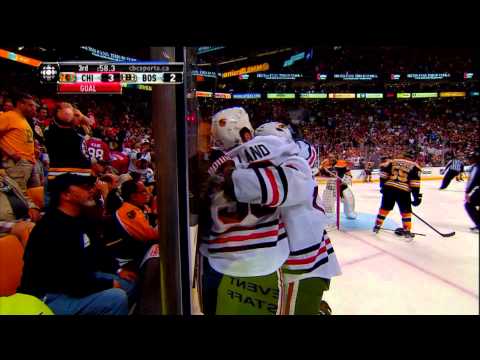 Bryan Bickell and Dave Bolland goals 17 Seconds apart June 24 2013 HD Game 6