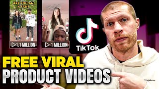How to Make Viral Tiktok Product Videos FOR FREE in 10 Minutes