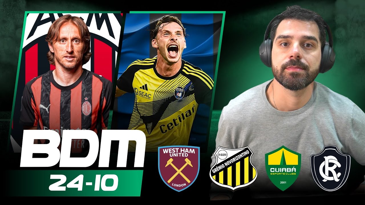 Planejamento de Apostas Esportivas |  Sexta 24/10/25