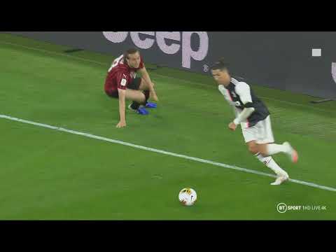 Ronaldo Rabona Cross vs AC Milan(4k)