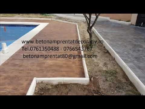 Beton Amprentat Coada Izvorului -Dâmbovița Tel.0761350488 -0766543767