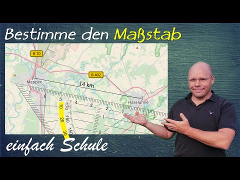 Maßstab berechnen | einfach erklärt