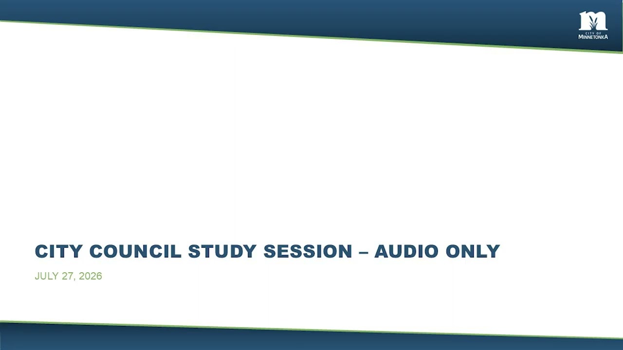 City Council Study Session - 07.27.26