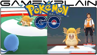Pokémon Go - Gym Battle & Evolving Pokemon