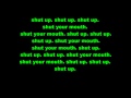 Mike Posner ft. Rusko-Shut up Lyrics