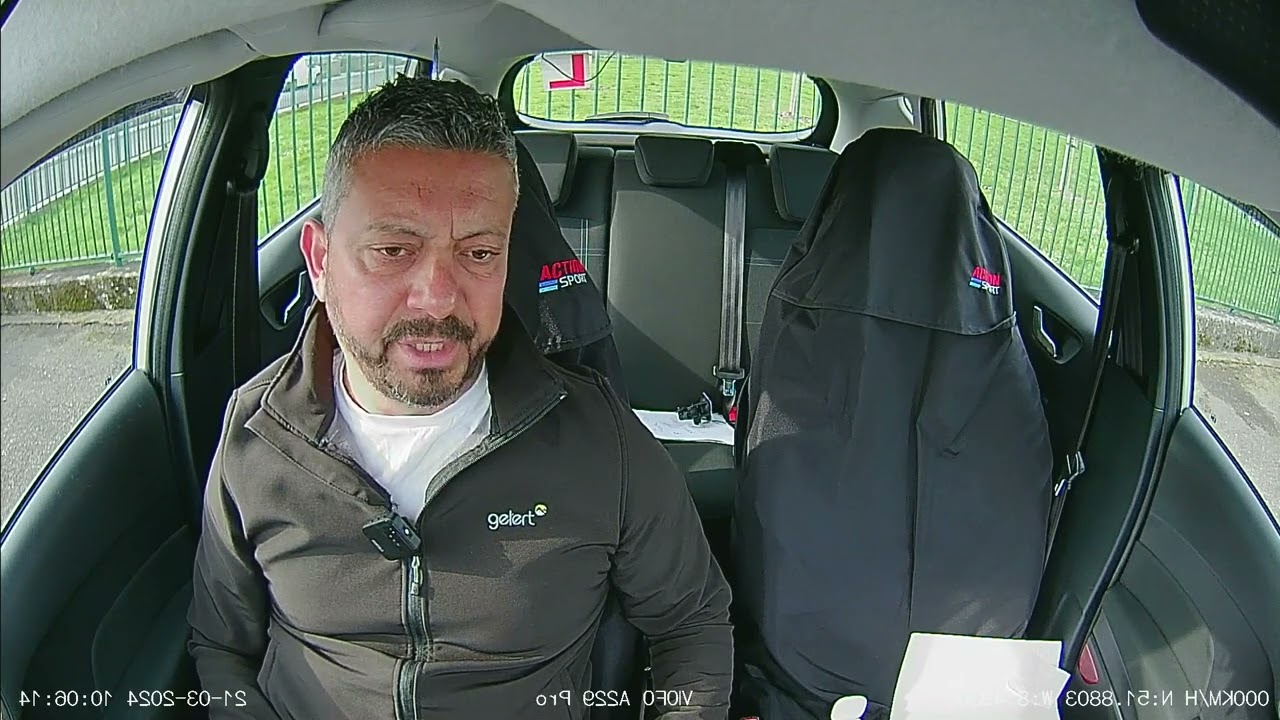 Cork Driving test-  reverse parking