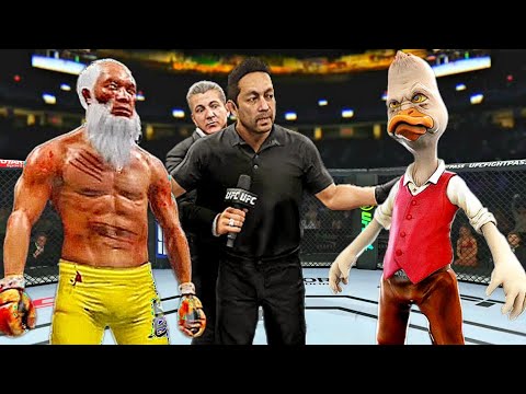 Old Bruce Lee vs. Howard the Duck - EA Sports UFC 4