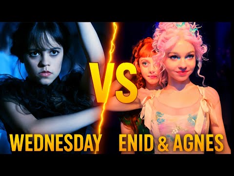 “Wednesday Dead Dance VS Enid & Agnes – Full Epic Dance Battle💃⚡️ | Wednesday Season 2 Edit”
