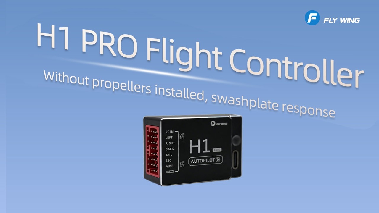 H1 PRO Swashplate Movement Without Blades