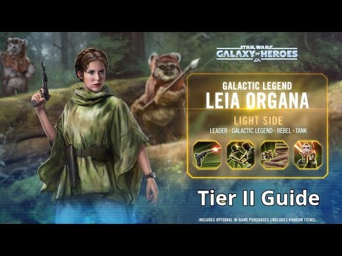 SWGOH Galactic Legend Leia Organa Unlock Guide - Tier 2