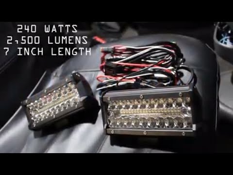 How to install LED off-road spot/flood lights in your vehicle