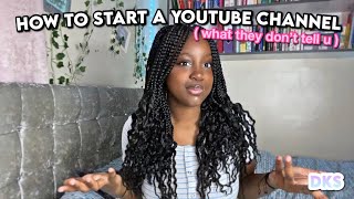 How to start a YouTube channel // How to GROW your channel