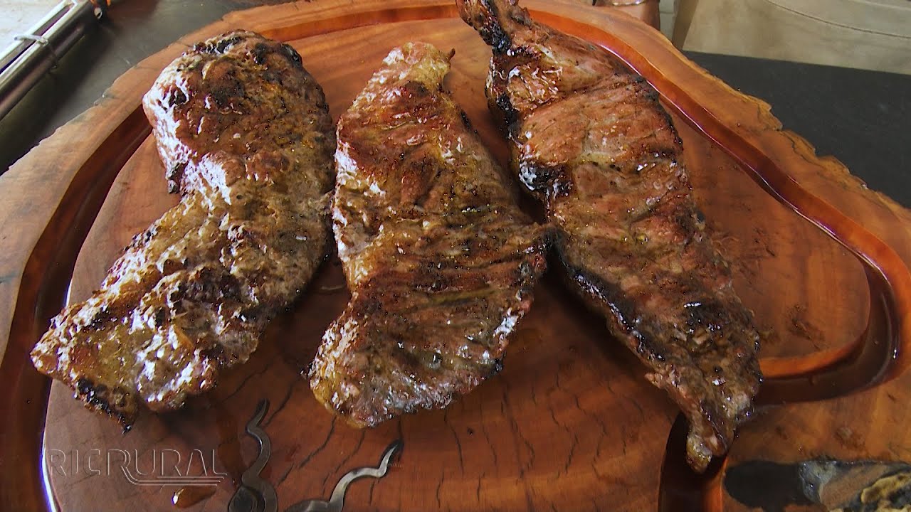 Cupim com 15 minutos na churrasqueira