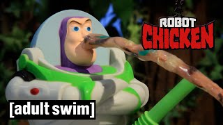 Robot Chicken | Buzz Lightyear Sippy Cup | Adult Swim UK 🇬🇧