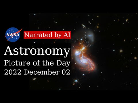 APOD: 2022-12-02 - Merging Galaxy Pair IIZw096 (Narrated by Brian)