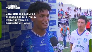 Com atuação segura e pressão desde o início, Oeirense vence o Corissabá em casa