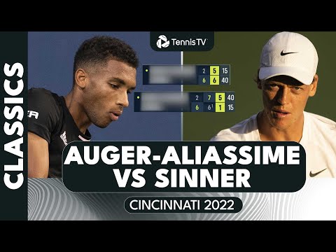 Felix Auger-Aliassime vs Jannik Sinner Thriller! | Cincinnati 2022 Extended Highlights