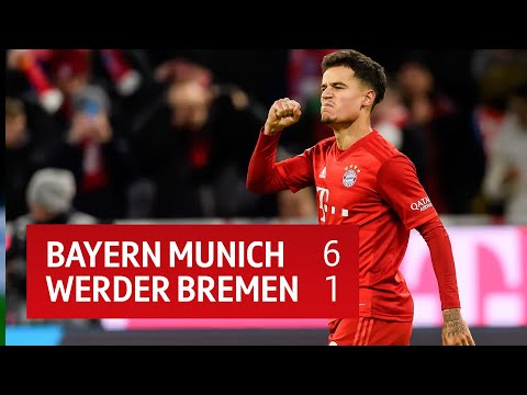 Bayern Munich vs Werder Bremen (6-1) | Bundesliga Highlights