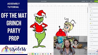 DIY Grinch Off the Mat 36 inches | Seamless Using Cricut Design Space Tutorial | The Useless Crafter