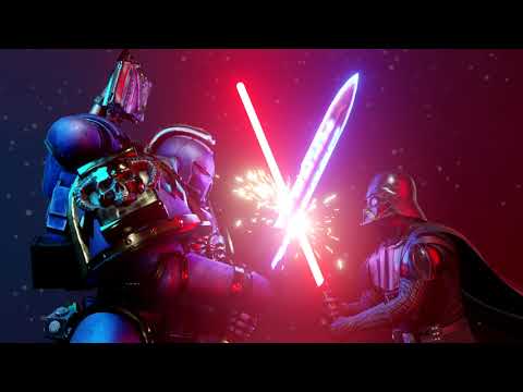 Darth Vader vs Space Marine - The Crash