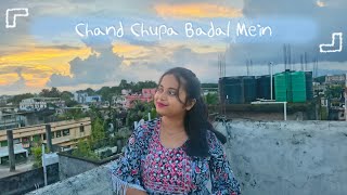 Download lagu Chand Chupa Badal main| Udit Narayan and Alka Yagnik| Cover song | Akshita Dey|  mp3