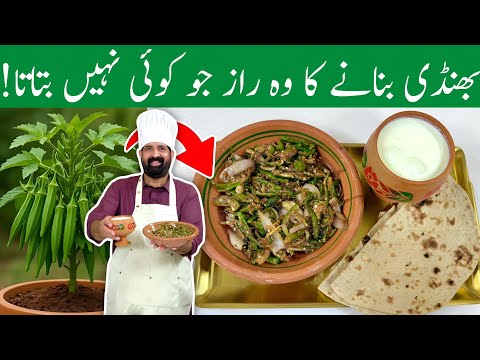 Masala Bhindi For Lunch🍱 - Sabse Easy or Tasty Bhindi Recipe - مصالحہ بھنڈی - BaBa Food RRC