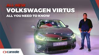 Volkswagen Virtus 2022 Revealed - Quick First Look | CarWale