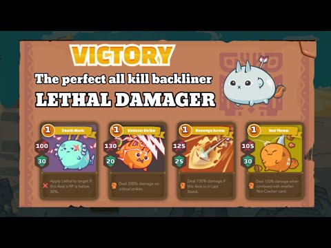 Axie Best Backliner Mech for 1v1 in Arena- Axie Infinity