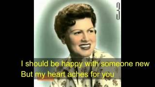Heartaches  Patsy Cline (images &amp; lyrics)
