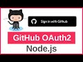 How To Add GitHub OAuth2 Login In Node Js GitHub OAuth2 Authentication With Passport Js