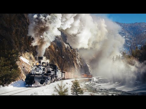 The Last Coal Burner on the Durango & Silverton - Winter Steam Photo Special