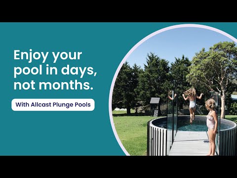 Allcast Plunge Pools - Installs in less than 48 hours!