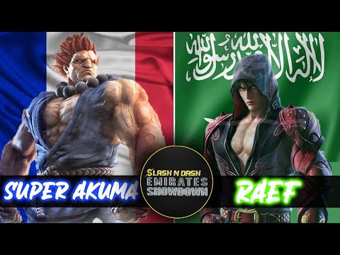 Tekken 7 - Super Akouma (Akuma) vs Raef (jin) Top 8 - Slash & Dash - Emirates Showdown 2023