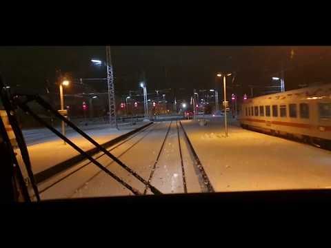 12 Minuten Winter/ Führerstandsmitfahrt/ Cab ride