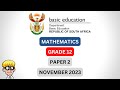 Gr 12 Maths Paper 2 2023