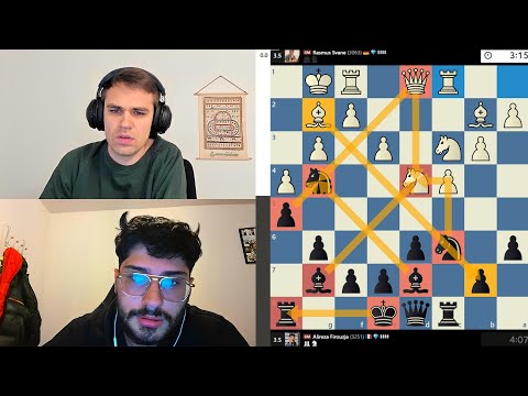 Verrückter Dienstag! GM Rasmus Svane gegen GM Alireza Firouzja