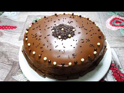 TARTA DE LA ABUELA | TARTA DE GALLETAS CON CHOCOLATE Y NATILLAS