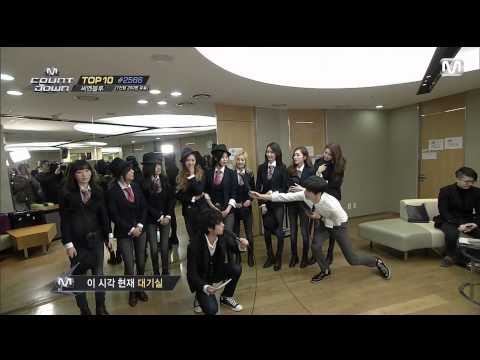 140306 Girls' Generation Interview @ M! Countdown (Live)