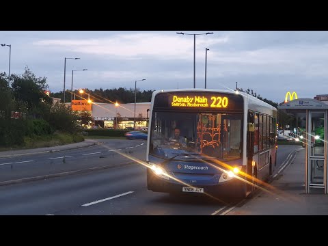The last few days of Stagecoach Yorkshires 222 Cortonwood/220 Denaby Main