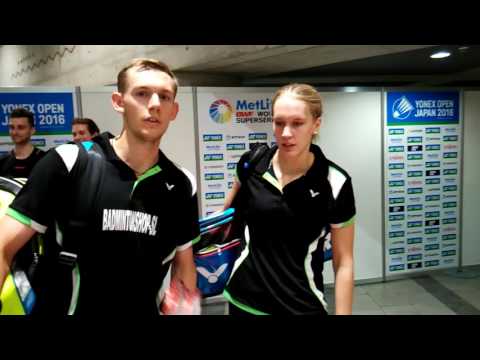 21 Sept 2016 Japan Open Mix 1sr round Marvin Emil SEIDEL Germany Linda EFLER