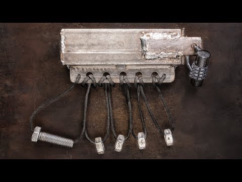 Trick box made out of scrap metal. Handmade by SHOK.cz