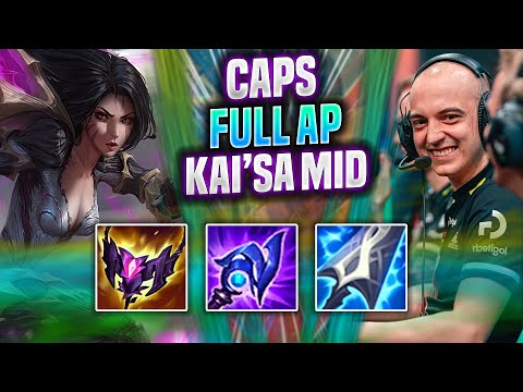 CAPS NEW META KAI'SA FULL AP! - G2 Caps Plays Kai'sa Mid vs Akali! | Season 2022