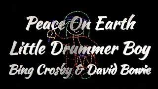 Bing Crosby &amp; David Bowie – Peace On Earth / Little Drummer Boy (Lyrics)