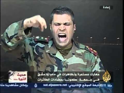 كلمة داعمة يوجهها العقيد عبد الحميد زكريا عبر لقاء تلفزيوني إلى مقاتلي الجيش الحر