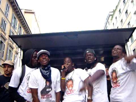 CORTEO ABBA VIVE! RAZZISMO STOP!