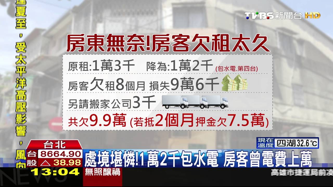「我不是惡房東」！曾幫房客謀職　遭欠租8個月