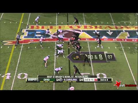 Travis Carrie (CB, Ohio) vs East Carolina 2013