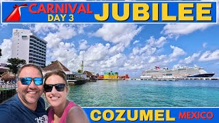 Carnival Jubilee Caribbean Cruise: Cozumel El Cid & ChiBang! Dinner - Day 3 Vlog 🚢🌴