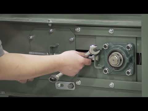 Ask Hytrol: How to properly tension and track a belt on the ABEZ