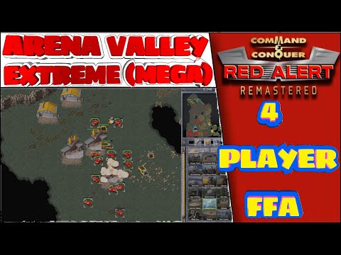 (606) - C&C Remastered - Arena Valley Extreme - 4 Player FFA